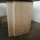 Coffee table in travertine