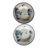 Set of two. Deep plates, iron earth. Tsarina