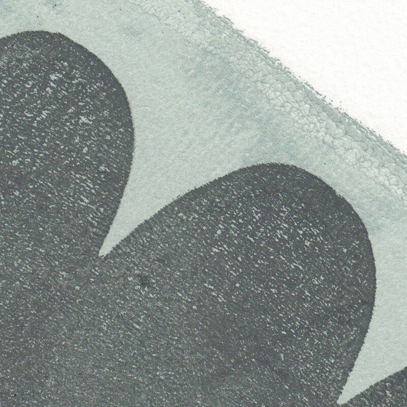 Painting on paper, abstract illustration