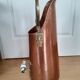 Old copper coal bucket