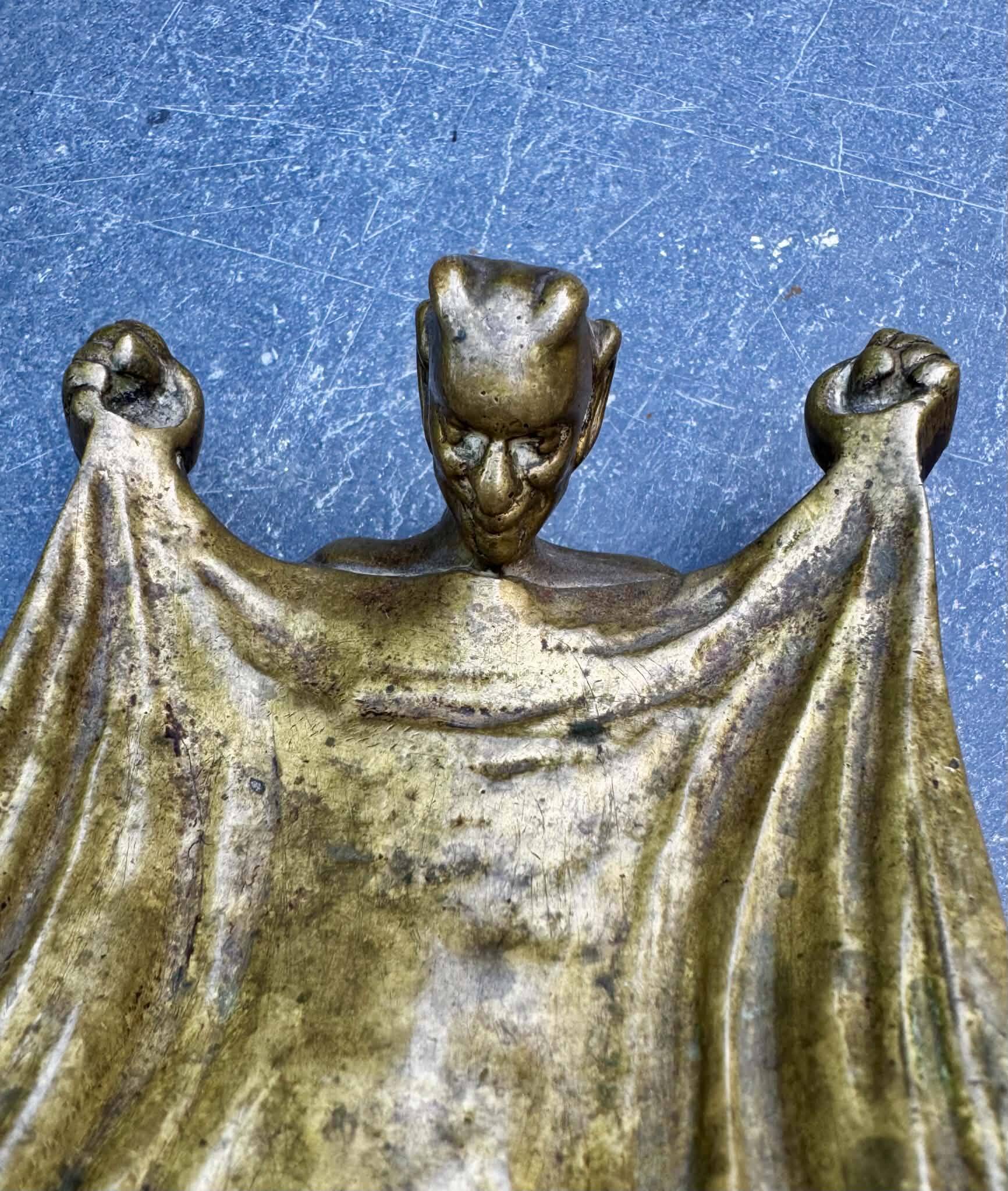 Bronze devil vide poche Art Nouveau