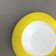 Metal opaline glass wall light, yellow, Italy, 1960s
