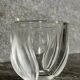 Lalique France: magnificent crystal tulip vase