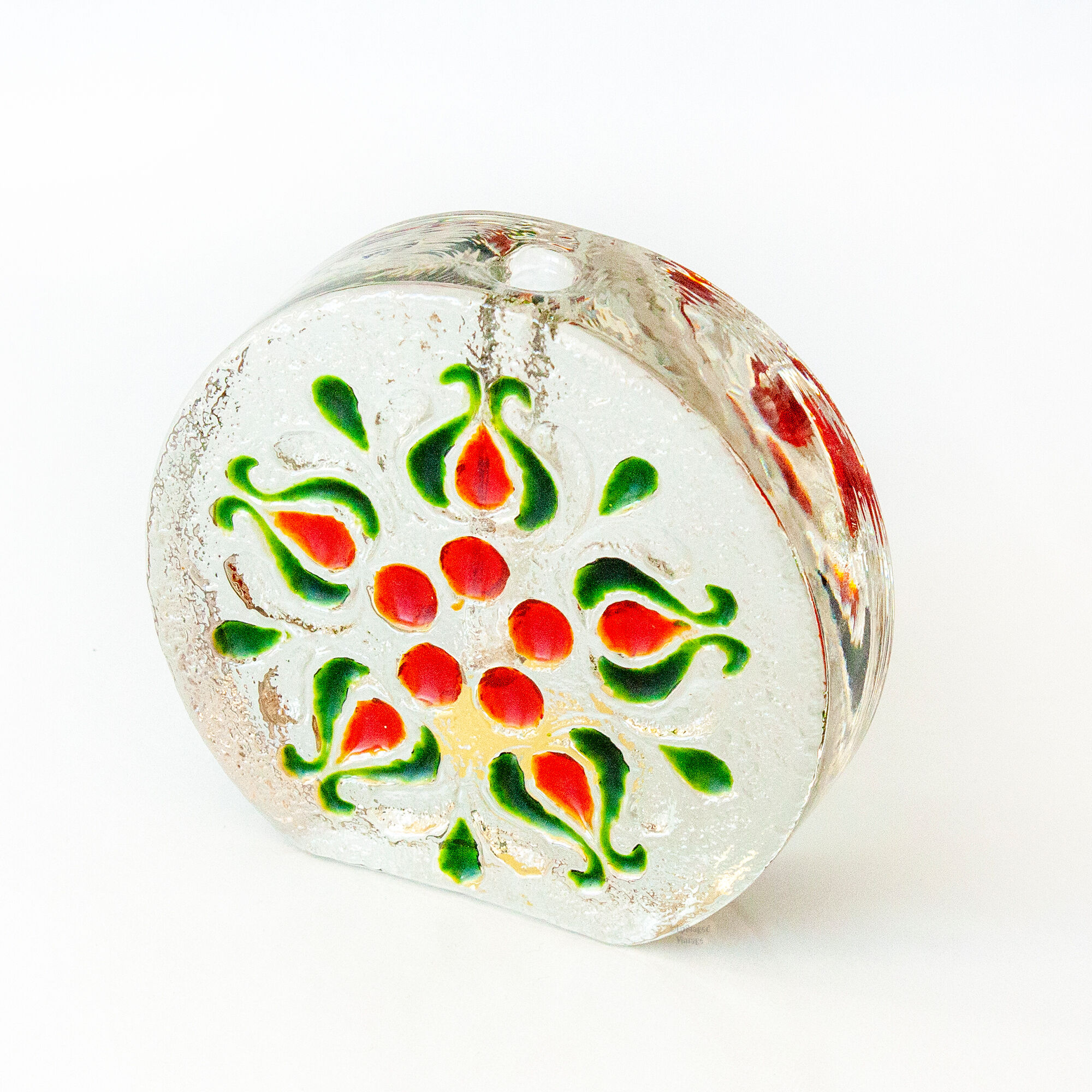 WALTHER Glas Crystalline Solifleur Vaser 1960s Western Germany