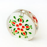 WALTHER Glas Crystalline Solifleur Vaser 1960s Western Germany