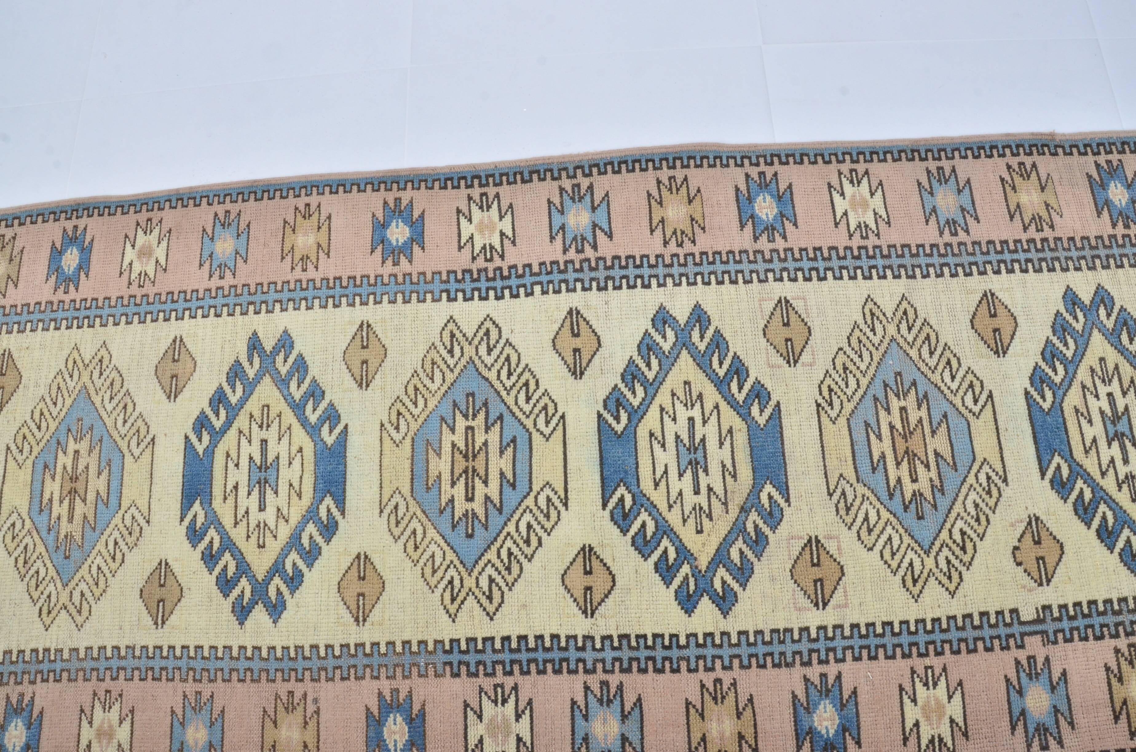 Neutral Vintage Handmade Kitchen Runner sku 3323