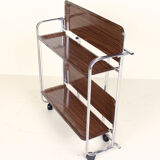 Folding serving in chromed metal vintagedanois