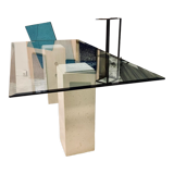 Dining table 1970/80 in travertine