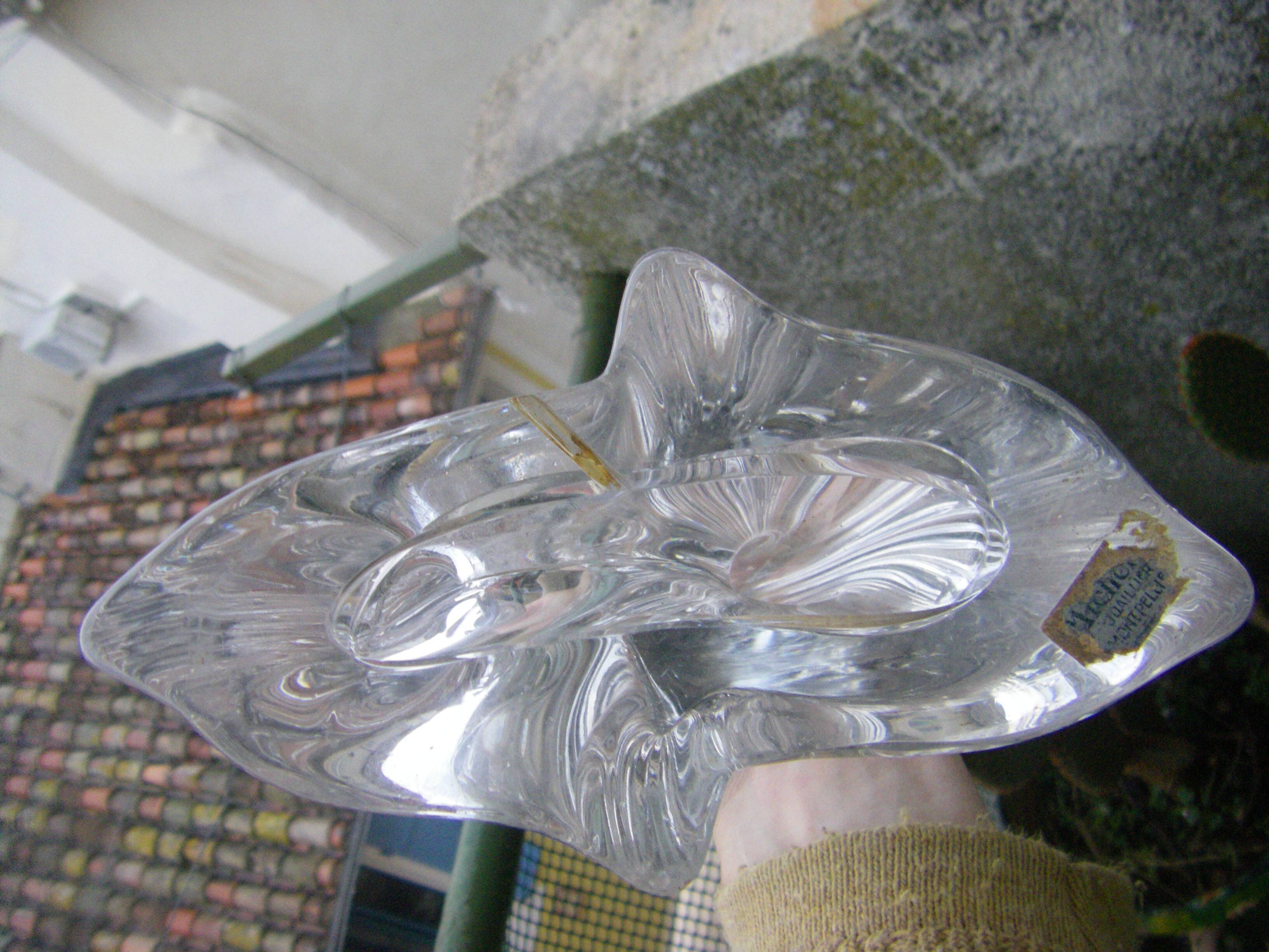 Daum crystal lamp base