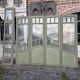4 Art Nouveau partition doors + transom