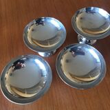 Set of 4 vintage ice cream cups 1960