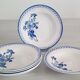Plates hollows earthenware old Digoin Sarreguemines - model annick - vintage