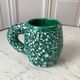 Cup / mug green fat lava vintage 70s