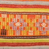 Tapis kilim bohème multicolore – pièce unique faite main, Style folklorique