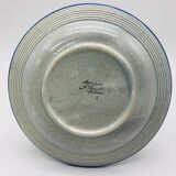 6 dessert plates, St. Clement. Hand-painted decoration.