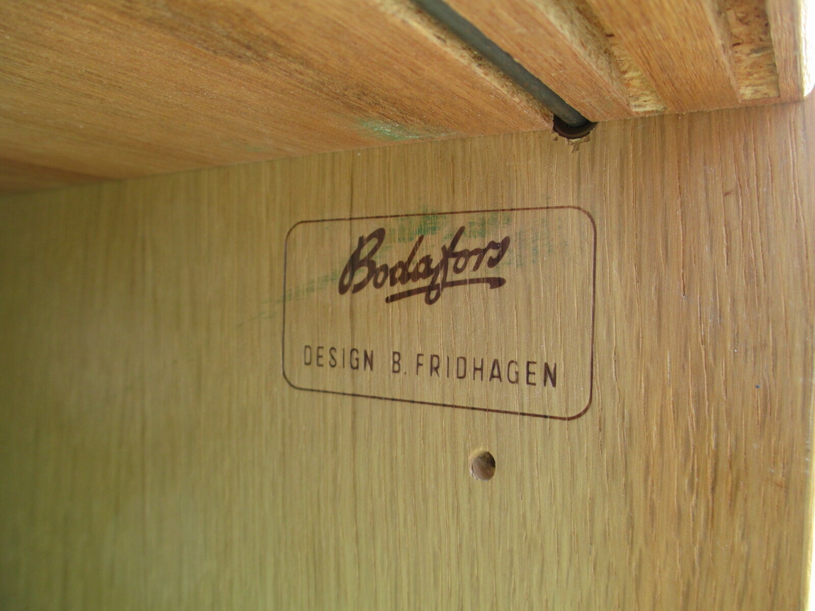 Bookcase by b. fridhagen for bodafors, sweden, 1960s