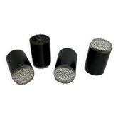 4x vintage  Raak ceiling lamp spot lamp bubble glass