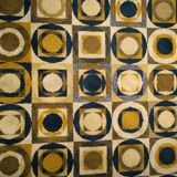 Vintage Vasarely-style carpet, 1970s