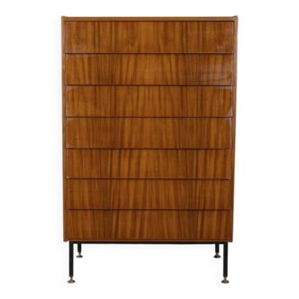 Vintage 1960s Italian-designed teak wood chest of drawers