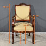 Mahogany Office Armchair, Restoration Period – Early 19th Century