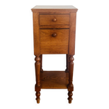 Table de chevet avec plateau en marbre