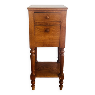 Table de chevet avec plateau en marbre