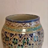Tunisian vase mid-twentieth century. Nabeul. Signature.