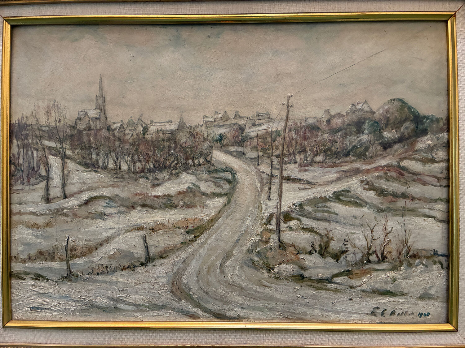 Landscape Brittany, Georges Émile Bellet, 1945