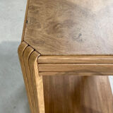 Console d’entrée ou bout de canapé Art déco en bois plaqué – Années 30