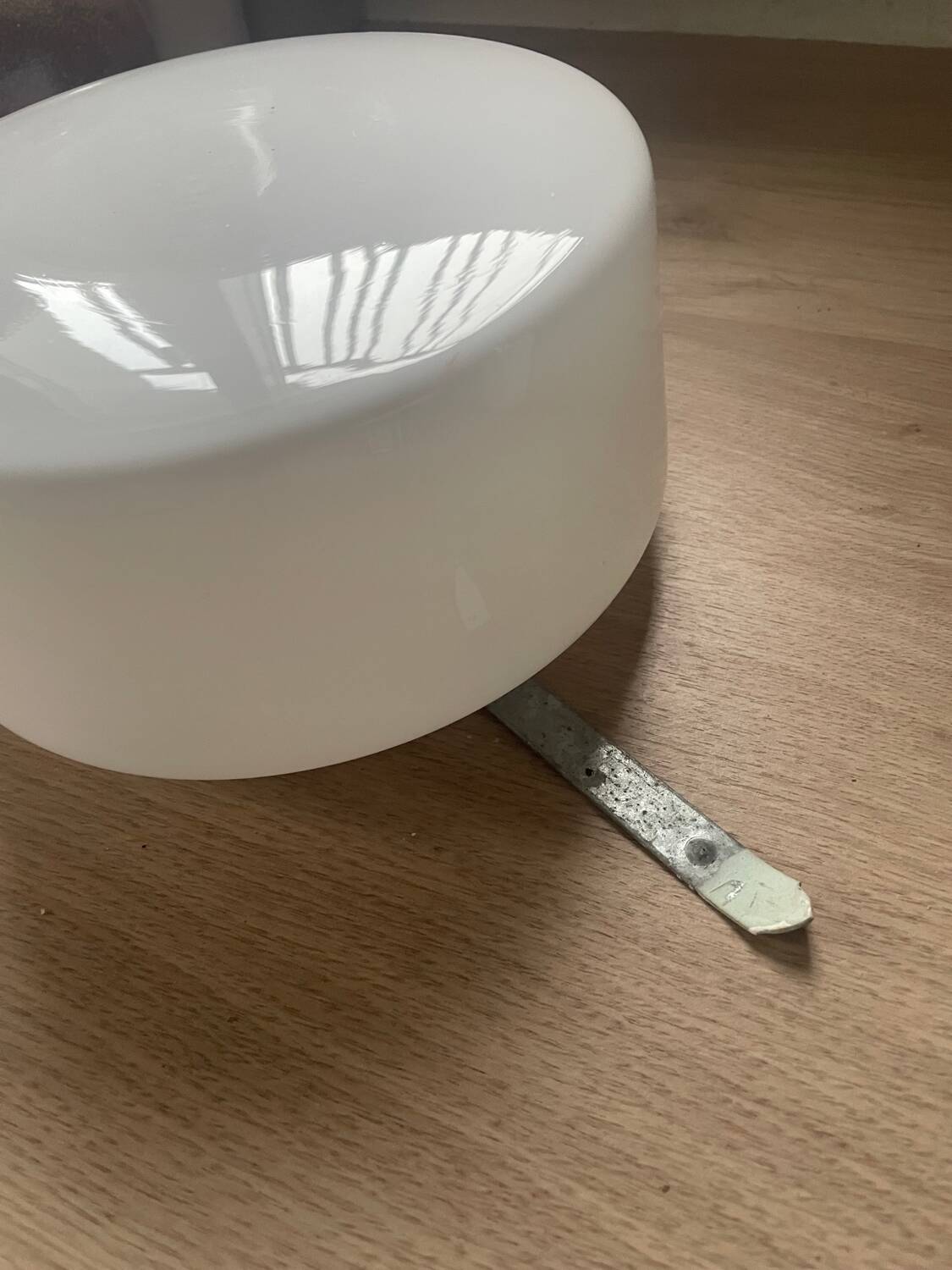 Opaline ceiling light, 1960s