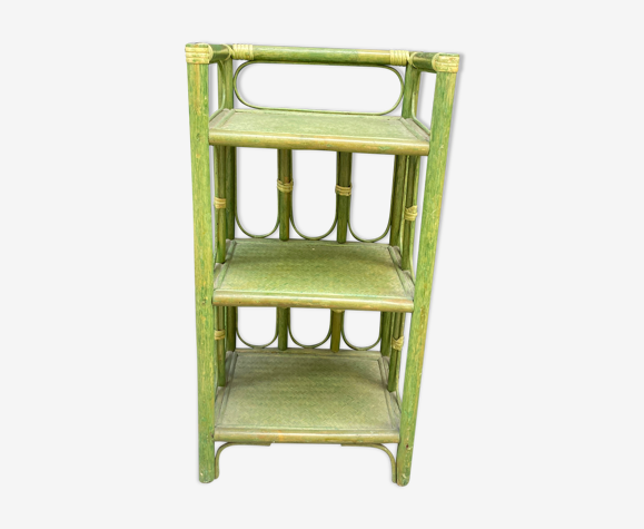 Rattan shelf