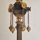 Chandelier in gilded bronze and patinated 19th century