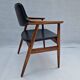Erik Kirkegarrd teak office chair for Stolefabrik / Povl Dinesen, Denmark
