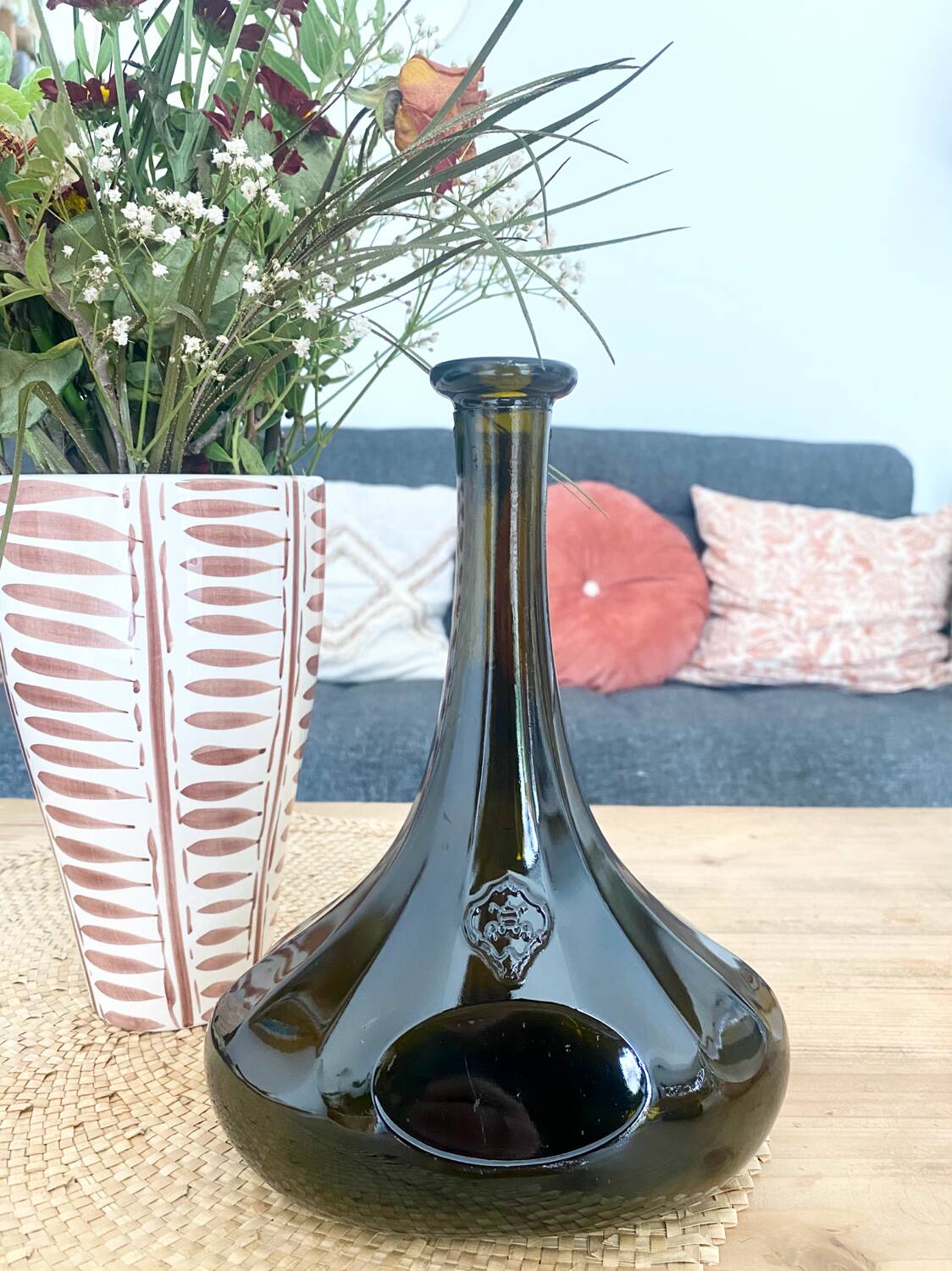 Bouteille ambrée