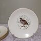 6 assiettes plates Gien Marly "oiseaux des forêts"