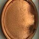 Round copper tray
