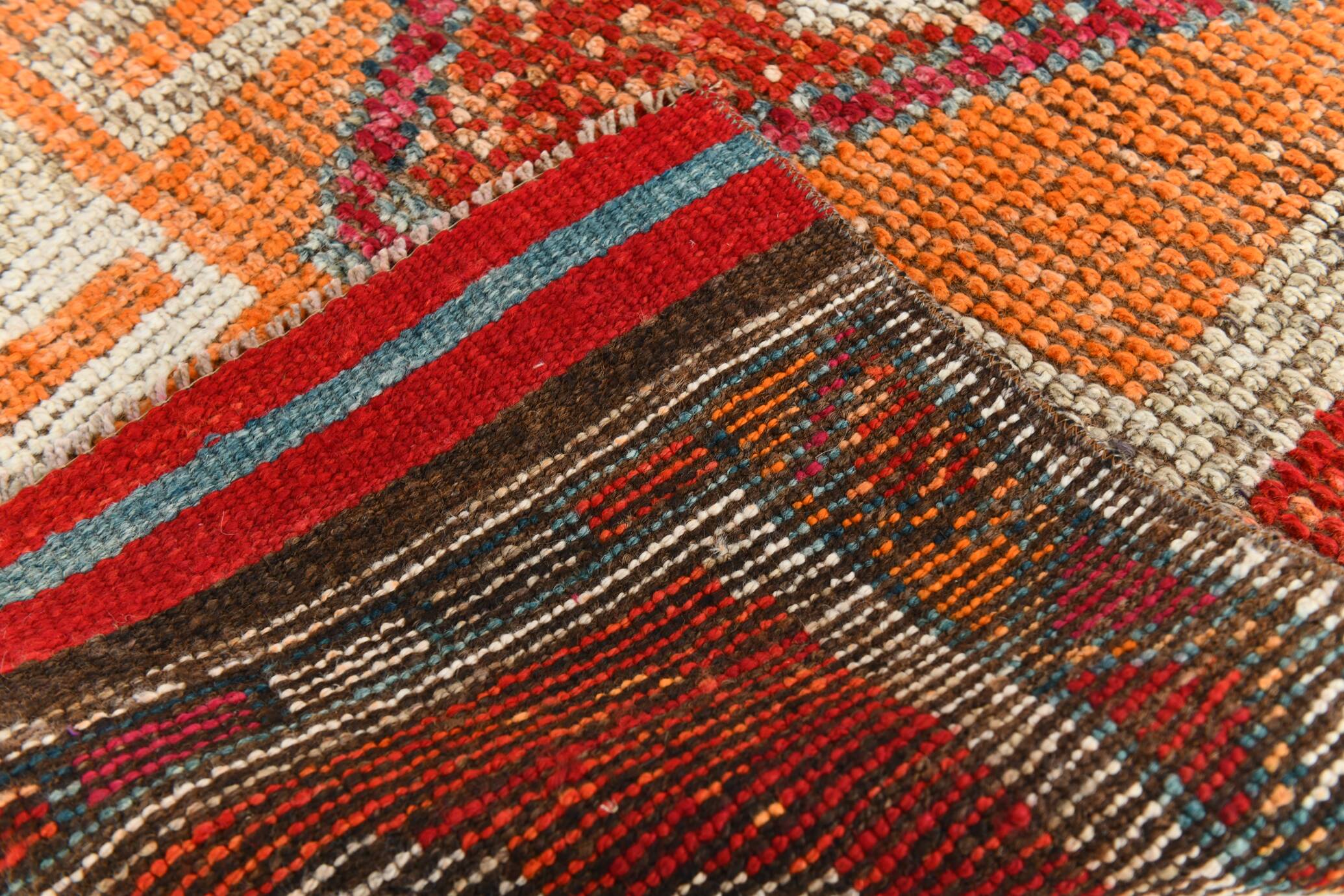 3x12 Soft Red Vintage Runner Rug, Turkish Hallway Runner, 94x358 Cm
