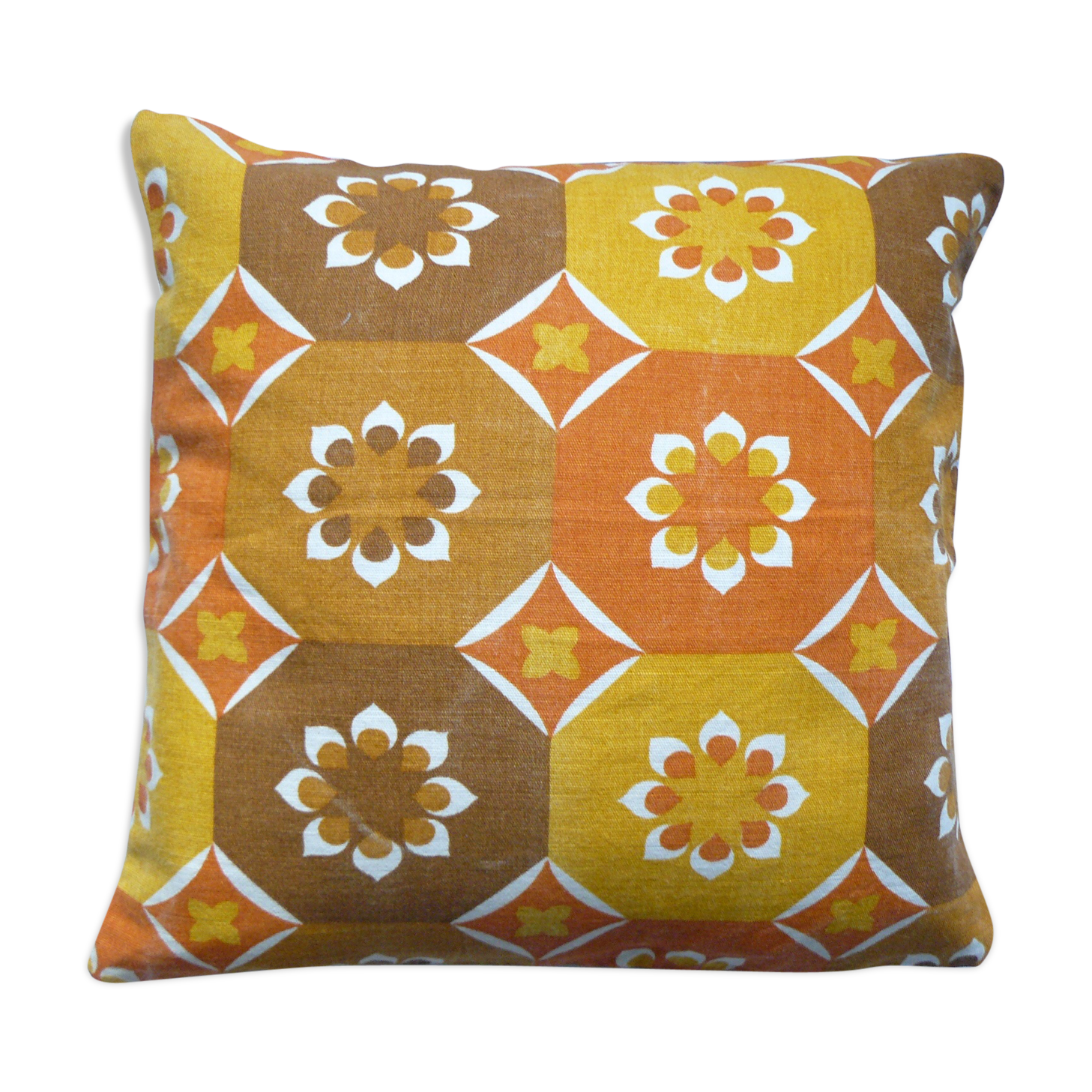 Cushion for cushion 40 cm x 40 cm fabric vintage 70s
