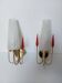 Lunel House wall lights frosted glass 1960s
