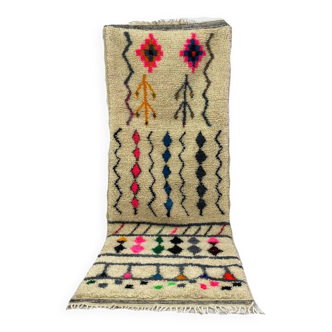 Tapis berbère en laine fait main 300 X 100 CM