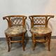 Paire fauteuils bistrot vintage