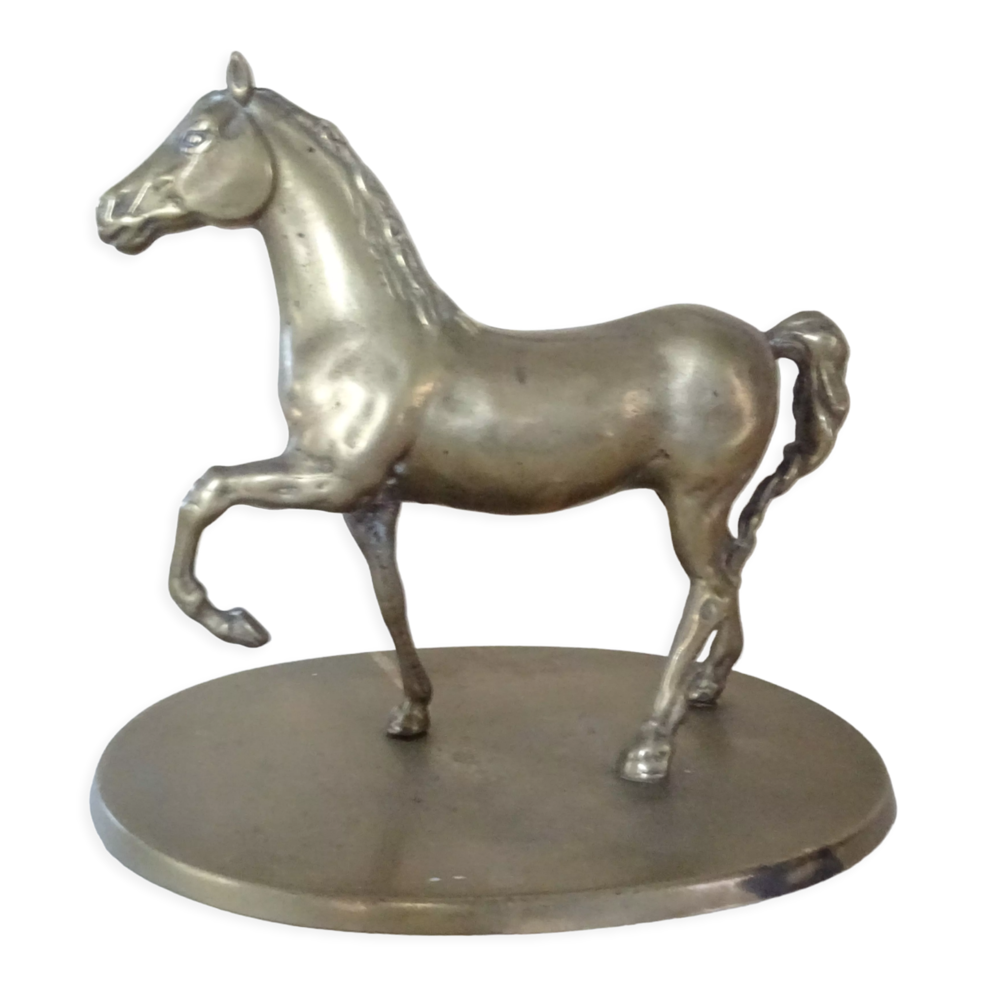 Brass horse 422112 on base