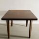 French Mid Century Wooden Squared Dining Table by Pierre Jeanneret, 1950s