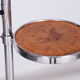 Lampadaire Bauhaus restauré, Hynek Gottwald, acier chromé, Tchéquie