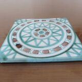 Robert Picault dyed ceramic flat 1950s 60s