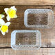 Duo of Duralex France butter dishes
