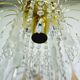 murano and crystal drops chandelier