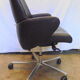 2000s Emmegi leather Italian office chair