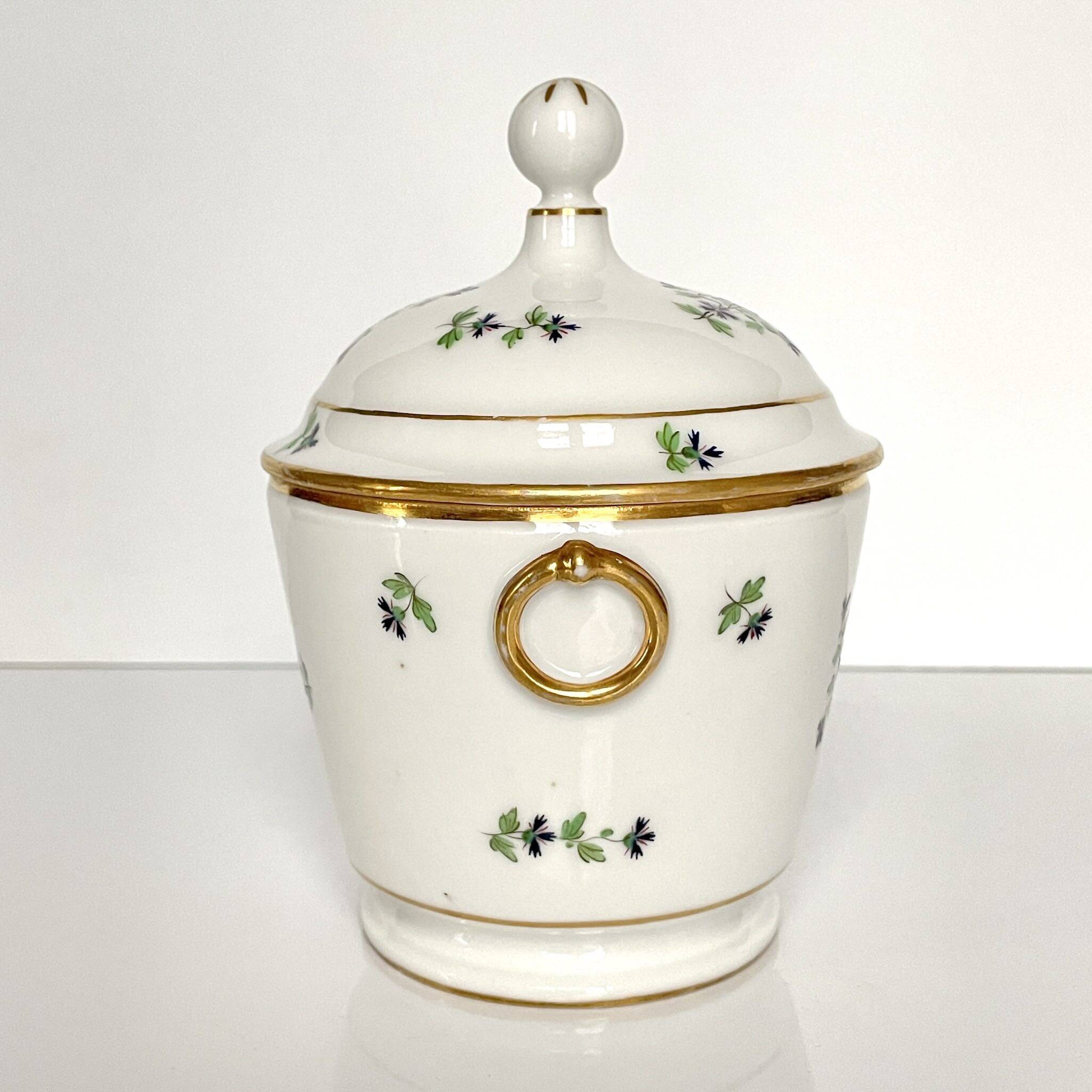 Porcelain Sugar Pot of the Duke of Angoulême | Barbeaux | 19th Century
