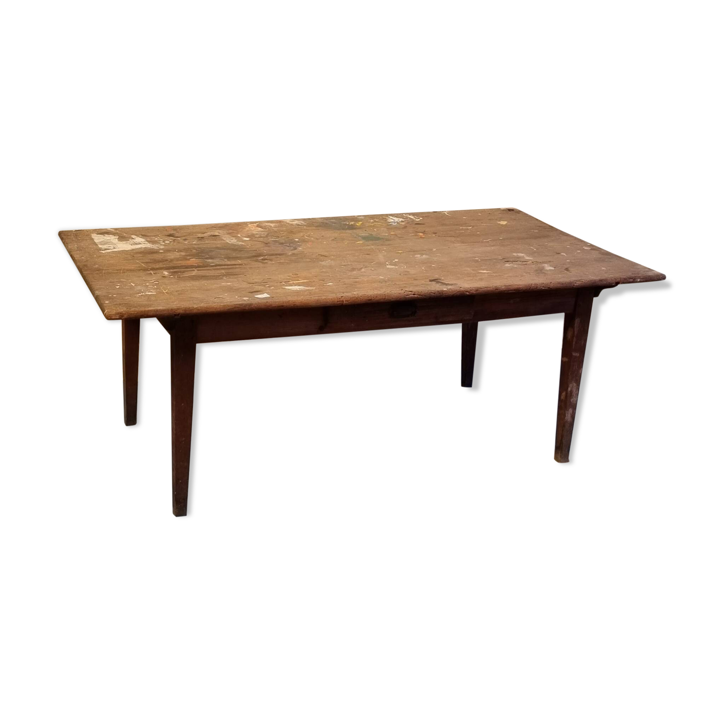 Wooden table with 1 drawer